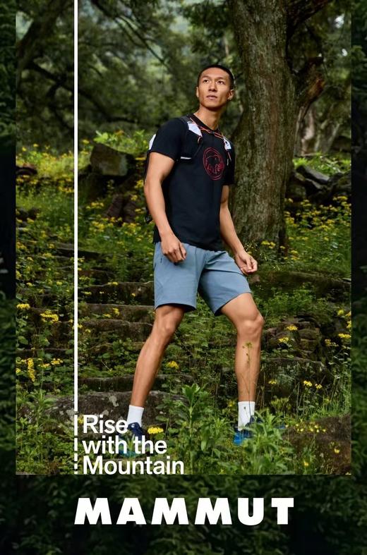 F031473男士户外红标舒适亲肤休闲圆领宽松短袖T恤 商品图6