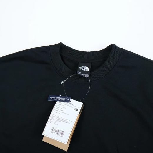 F031408趣味撞色小印花logo叠加帐篷元素圆领情侣款卫衣 商品图8