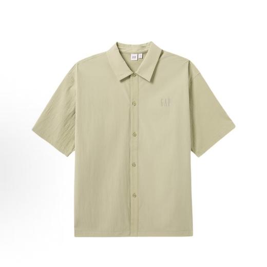 GAP 79.9元 短袖衬衫 (线上线下同时在售不保证有货,活动款不退不换介意勿拍)648041-GJ 商品图0