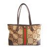【95新】GUCCI古驰Ophidia系列631685经典大花双G帆布款单肩手提购物袋托特包女士010326TJ10 商品缩略图2
