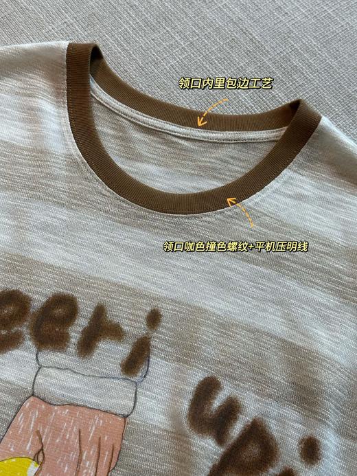 CHE*R UP设计师拔蘑菇小狗长袖T恤 商品图10