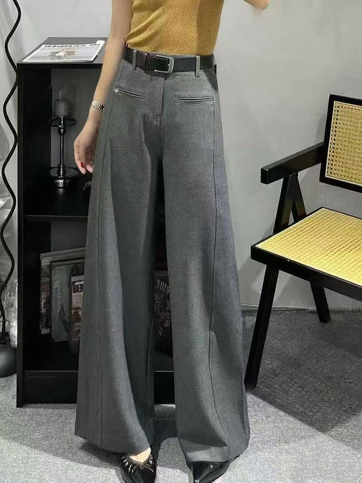 原单新款阔腿直筒裤（没配腰带） 商品图5
