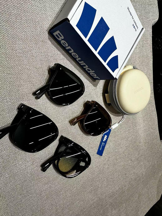 正品蕉下折叠太阳镜，出行防晒必备，全部原包装，一批货。
四个色，特价 商品图1