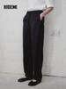 HIDEMI 缎面垂感宽松抽绳头直筒裤休闲裤长裤 商品缩略图2