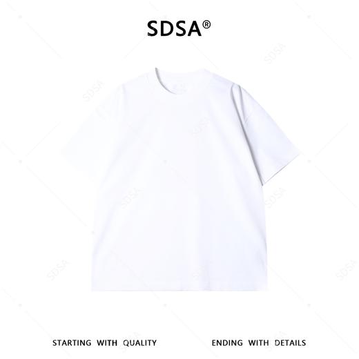 RY7016SDSA男装2026新款高贵轻奢简约重磅圆领短袖T恤后背印花字母百搭 商品图1