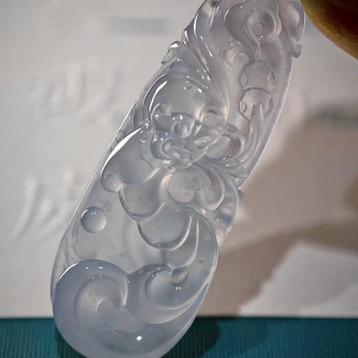 寒烟清欢·木纳祥瑞佩
 18k 金镶嵌翡翠挂件 商品图7