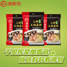 海底捞上汤三鲜火锅底料200g*3包