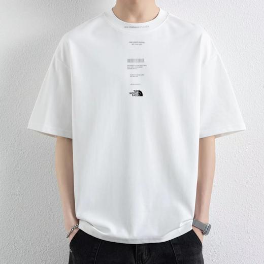 F031427印花男女同款短袖宽松舒适休闲运动棉质T恤 商品图3