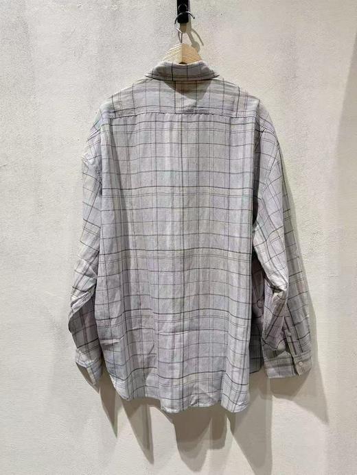 女款格纹长袖衬衫hu001 商品图1