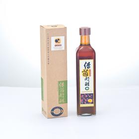 绿茵好醋-百香果醋 原料：糙米、水、百香果、酵母 纯天然酿造