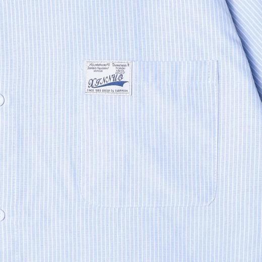 SDSA男装2026新款高贵轻奢时尚条纹拼接翻领短袖衬衫百搭时尚上衣 商品图4