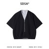 SDSA男装2026新款高贵轻奢韩风简约假两件圆领短袖T恤宽松百搭 商品缩略图1