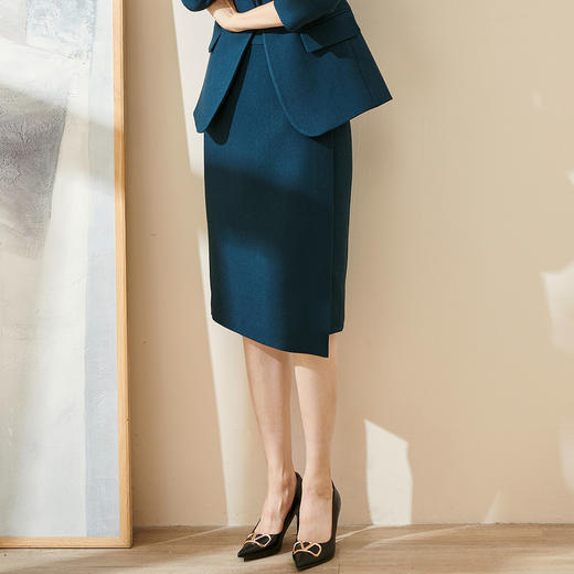 剩S 【高腰半身裙】春秋时尚通勤百搭直筒半裙 商品图3