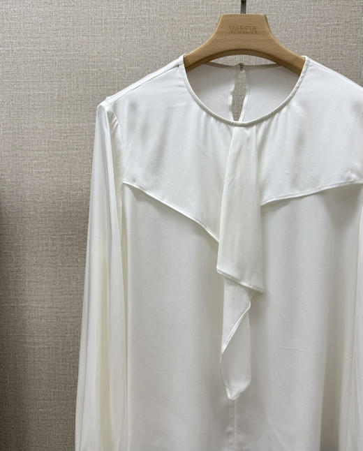 设计风重磅桑蚕丝衬衣 商品图3