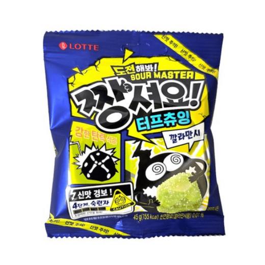 乐天 4阶段卡曼橘味酸甜软糖45g 롯데 짱셔요깔라만시젤리45g 商品图0