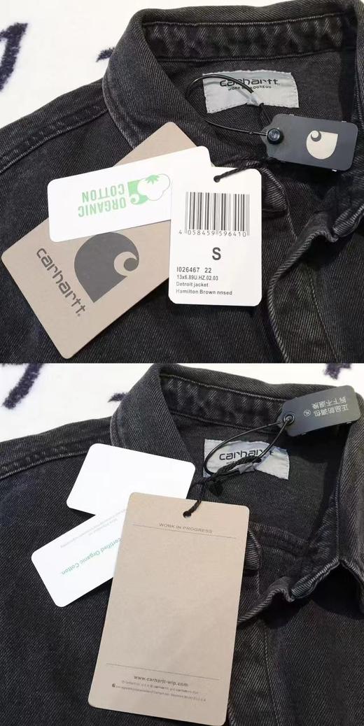 F031485春季新款休闲水洗做旧翻领牛仔衬衫外套男女同款 商品图9