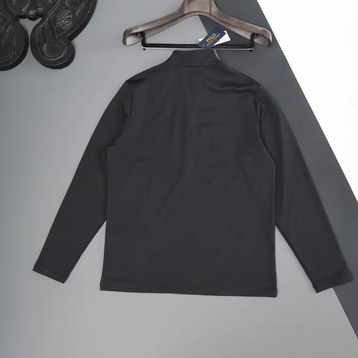 F031480新款锦氨高弹半拉链运动长袖薄款卫衣 商品图5