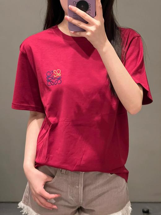 中性款宽松刺绣短袖T恤ho014 商品图4