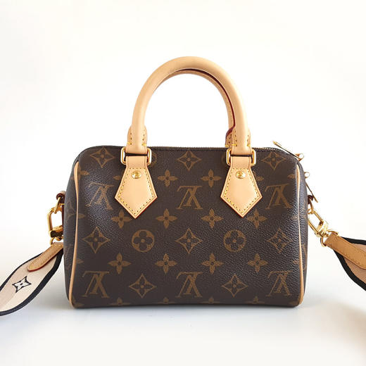 【98新】LV路易威登SPEEDY系列M46234老花黑肩带speedy 20手提单肩包女士120326HS33 商品图3