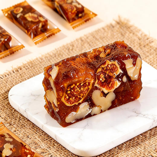 养瑞和 | 无花果核桃糕100g·糕点点心小零食·开袋即食·无花果干·核桃仁·椰子油·黄金亚麻籽·黑豆·黑枸杞 商品图1