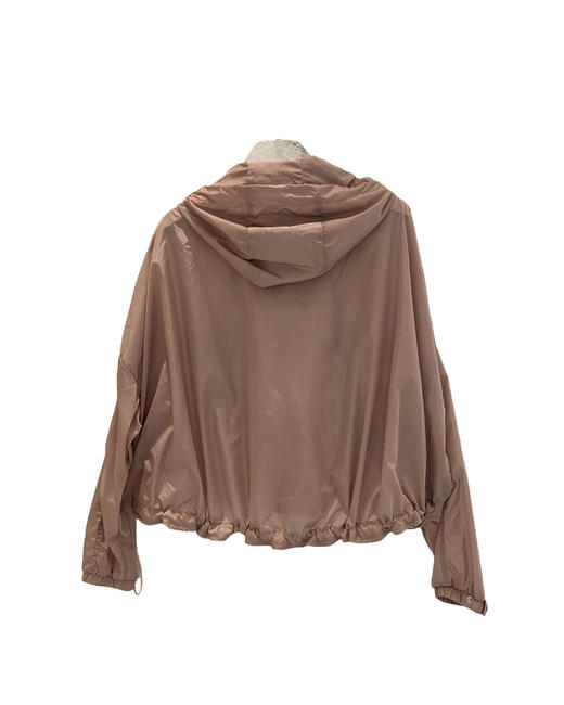 女款短款连帽宽松风衣外套fe018 商品图1