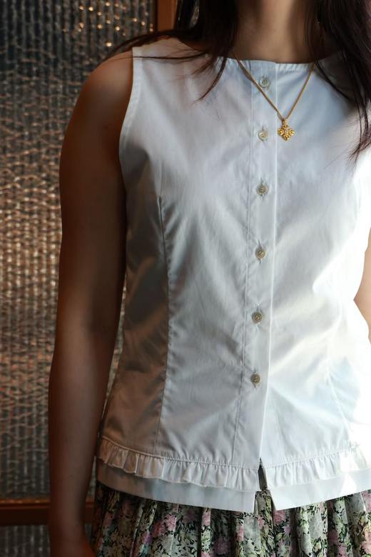 梦之香|别致花边气质小衫 商品图4