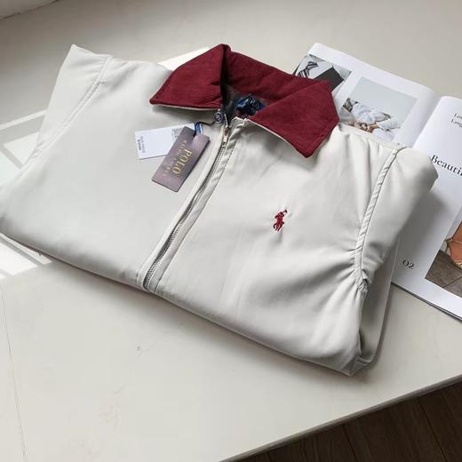 F031441秋冬新款胸前战马logo刺绣夹克拉链外套 商品图3