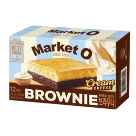 好丽友 奶油芝士味布朗尼240g 오리온 마켓오브라우니치즈240g