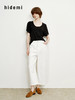 hidemi副线小h 莫代尔弹力圆领百搭短袖T恤上衣 商品缩略图3