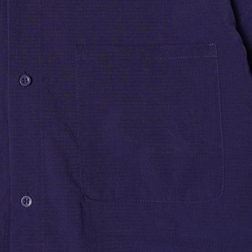 95636SDSA男装2026新款高贵轻奢复古简约条纹短袖衬衫下摆松紧设计百搭 商品图3