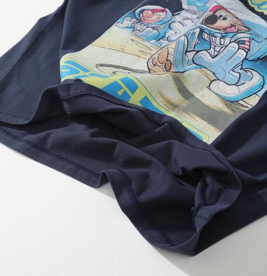 点此购买 Saint Disney米奇&星球大战三方联名限定重磅做旧高街短袖T恤 ms 342369 商品图14