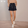 剩S 芳外春季新款时尚气质通勤仿牛仔短裤百搭显腿长休闲裤女0274 商品缩略图0