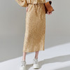 剩S 芳外春季新款肌理感褶皱质感半身裙百搭弹力直筒显瘦裙子0075 商品缩略图1