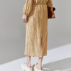 剩S 芳外春季新款肌理感褶皱质感半身裙百搭弹力直筒显瘦裙子0075 商品缩略图3
