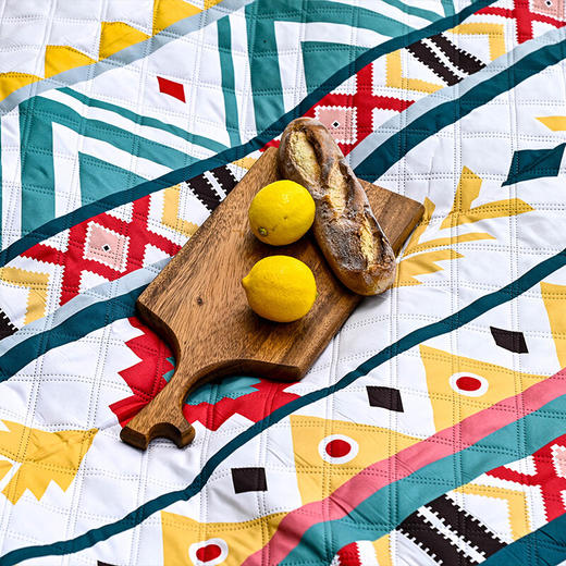 【复古防潮野餐垫】洛克猩球 RockApe 复古野餐垫 户外露营便携午休野外地垫轻便草坪野餐垫 复古野餐垫 商品图7