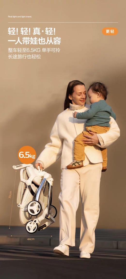 飞利浦新安怡婴儿车推车可坐可躺0到3岁宝宝遛娃神器智能哄娃溜娃 商品图12