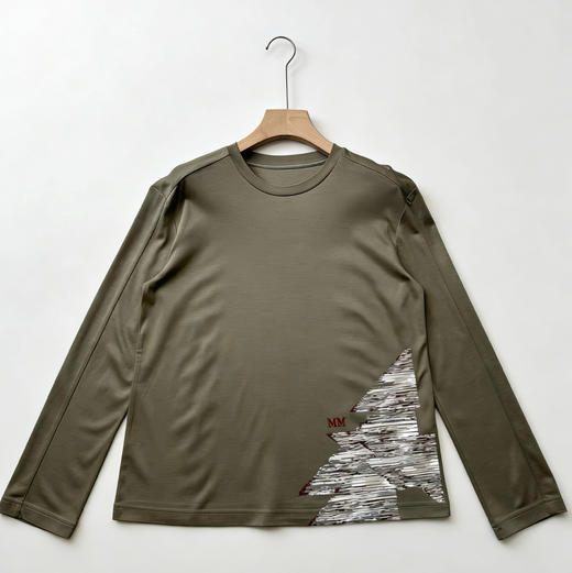 Max Mara圆领几何印花长袖T恤。 自己备注。 圆形图案。  条纹图案及号码颜色。 商品图9