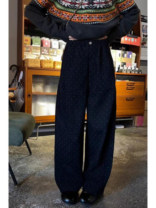 春款莱赛尔波点奶奶裤 商品图1