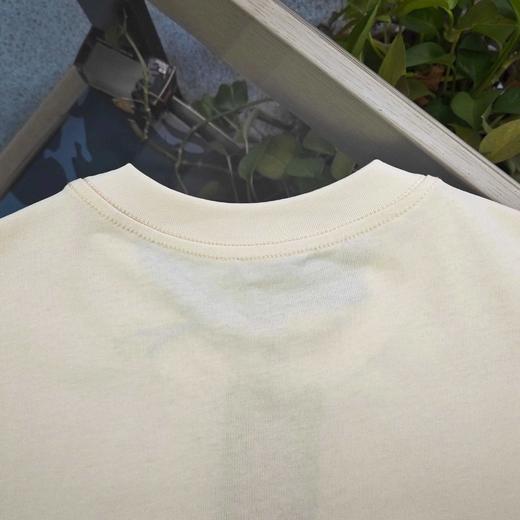 F031413雪纳瑞狗图案logo字母纯棉印花休闲情侣短袖T恤 商品图7