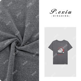 03-3潘依绣丁丁宠粉【圣诞T】磨绒韩系百搭圣诞氛围短袖T恤W-62687