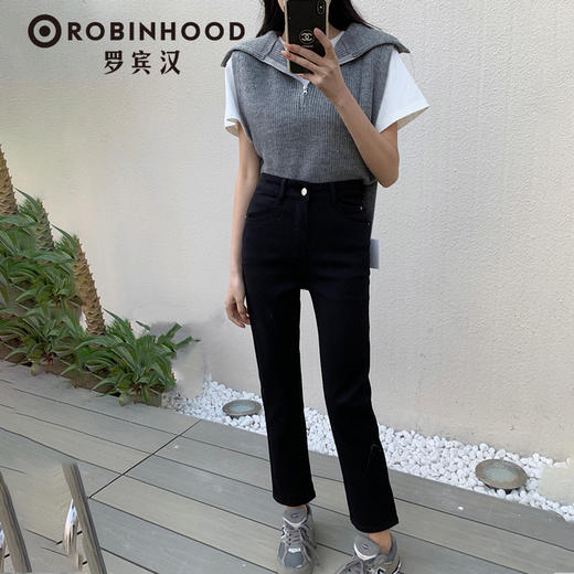 罗宾汉-莱赛尔弹力牛仔裤（烟管） 商品图3