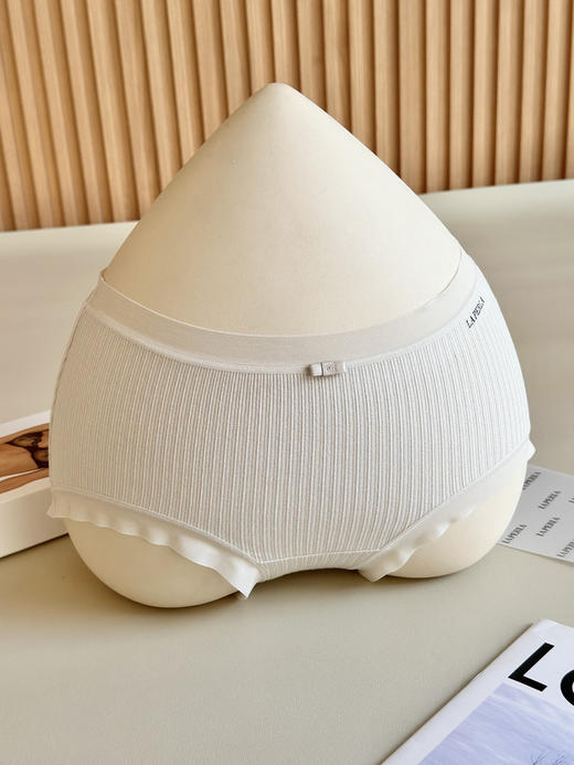 315-6 La新款 提花棉肌理感中腰女士内裤 商品图13