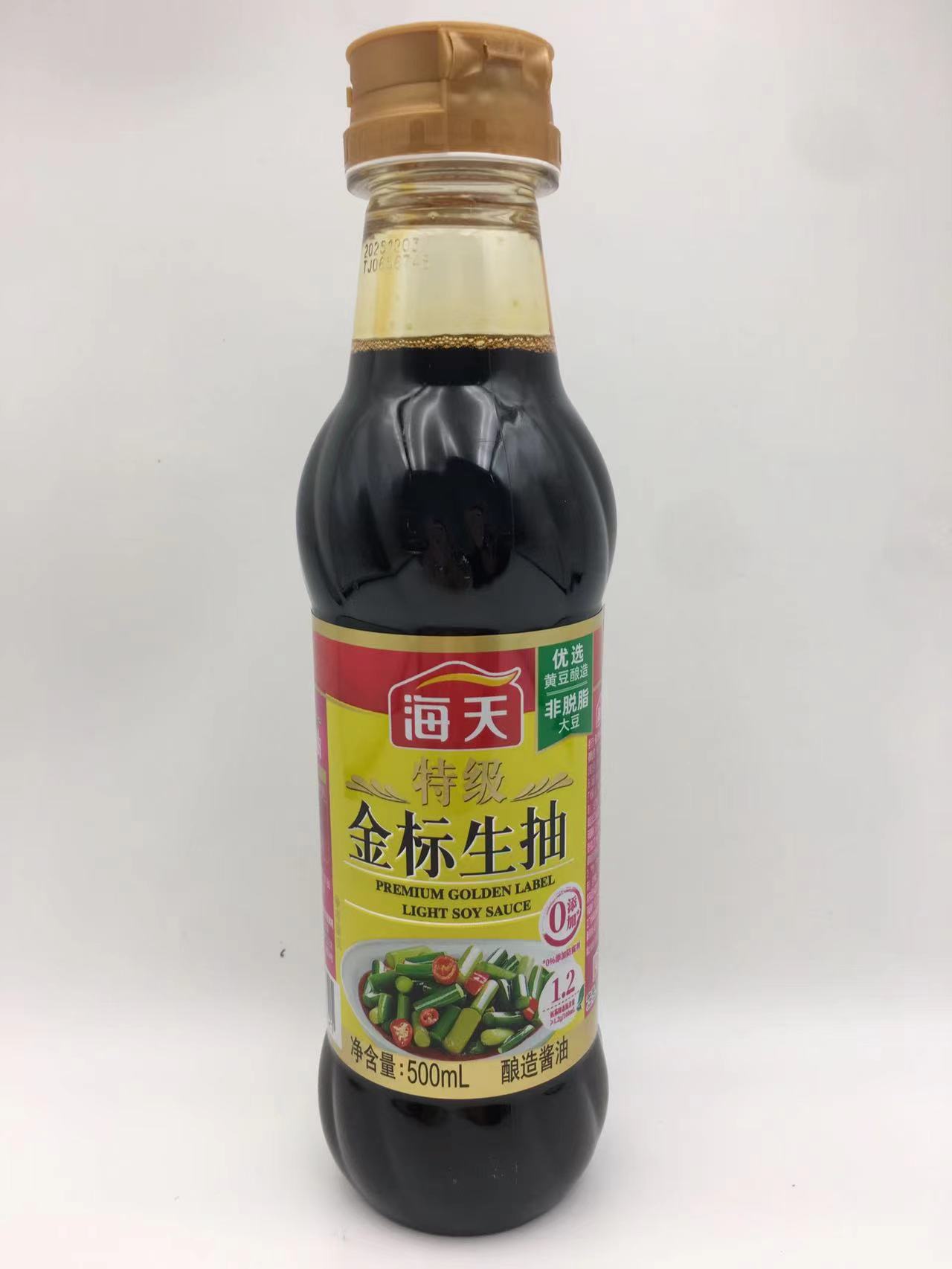海天特级金标生抽500ml×12