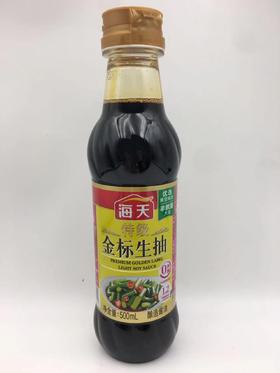 海天特级金标生抽500ml×12