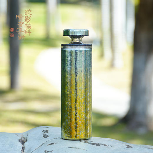 暗香疏影/口红杯/莫奈/纯钛高颜值迷你保温杯便携小巧钛杯双层真空水杯女神口红杯 商品图6