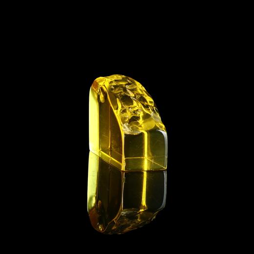 孤品17948天然琥珀带皮方章姓名章避邪收藏2.8*1.2*2.0cm 商品图1