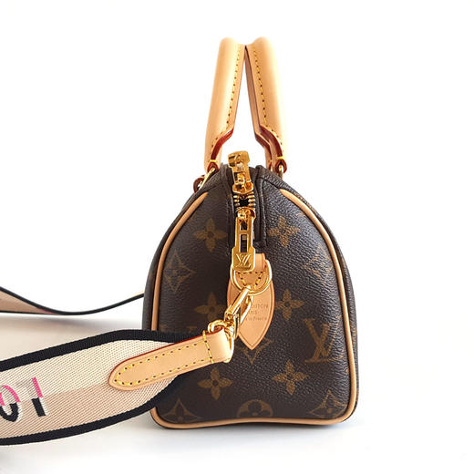 【98新】LV路易威登SPEEDY系列M46234老花黑肩带speedy 20手提单肩包女士120326HS33 商品图5