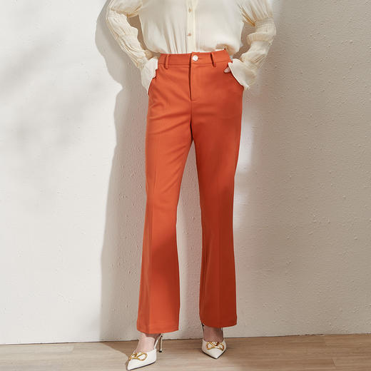 剩S 芳外春季新款气质职场风纯色西装裤修身显瘦长款休闲裤女0294 商品图1
