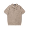 中性款纯棉短袖针织polo衫zh 商品缩略图0