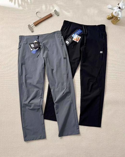 F031497男士松紧腰围休闲梭织运动速干舒适透气长裤 商品图0